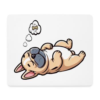 French Bulldog Frenchie Frenchie Owner - Mouse Pad (horizontal) - white - Front