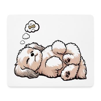 Bolonka Zwetna Bolonkabesitzer Bolonkaliebhaber - Mousepad (Querformat) - Weiß - Vorne