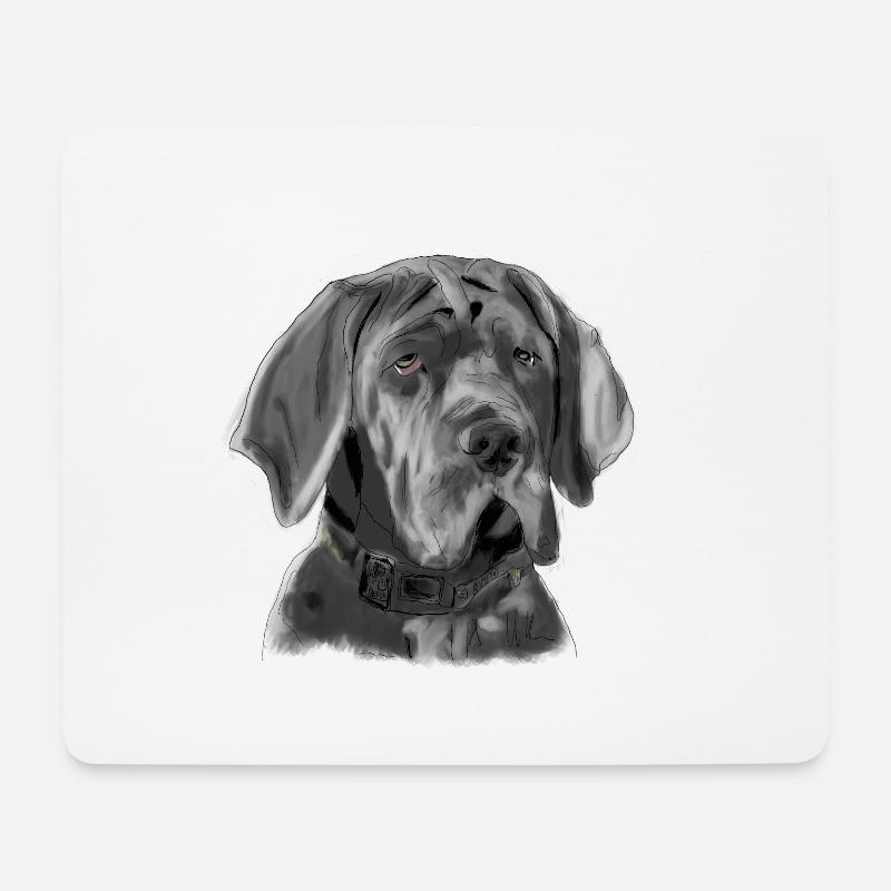Mastiff - Mouse Pad (horizontal) - white