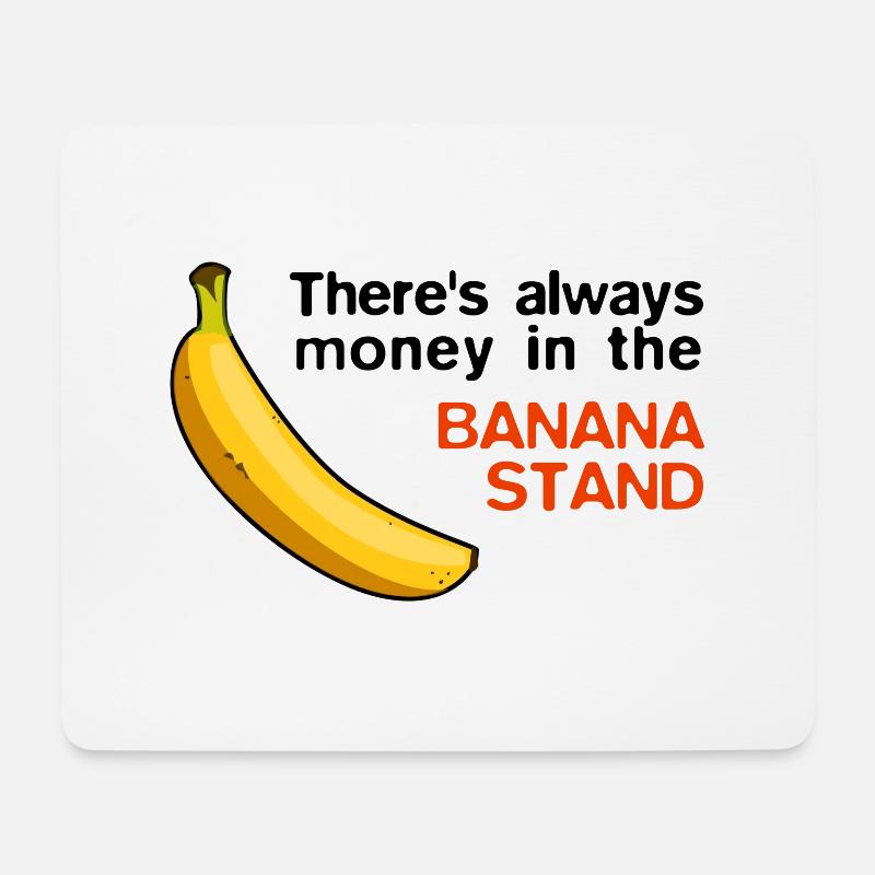 Banana Stand - Mousepad (Querformat) - Weiß