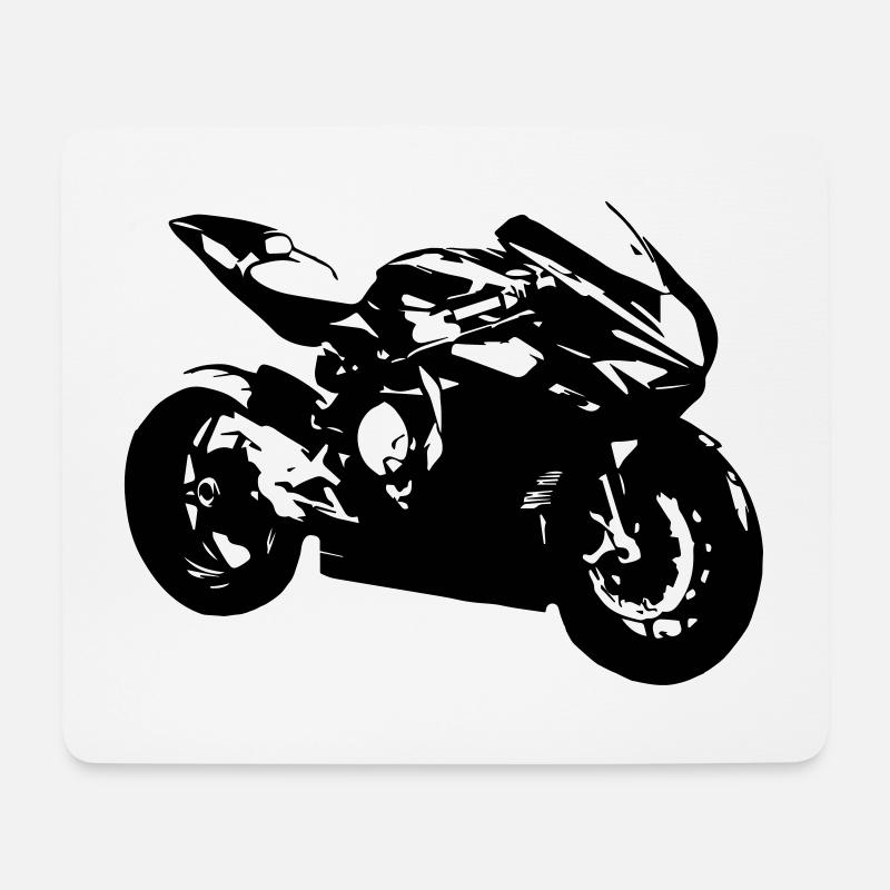 motorbike - Mouse Pad (horizontal) - white