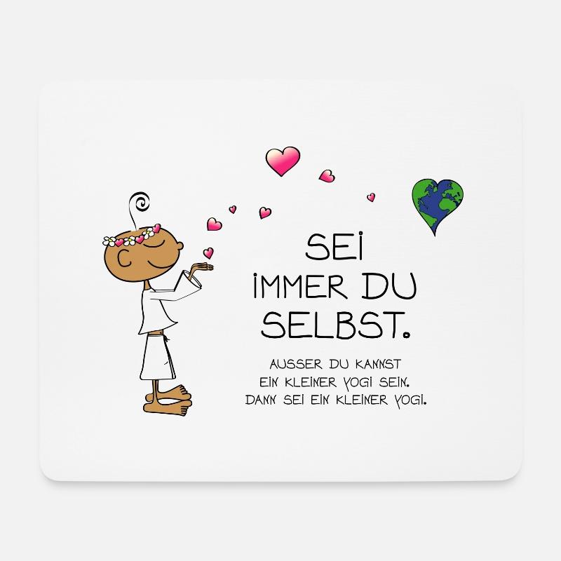 Sei immer du selbst - Mousepad (Querformat) - Weiß
