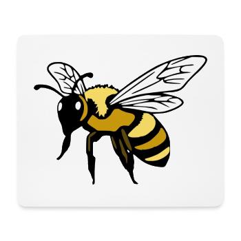 Abeille Abeille Apiculteur Cadeau Noël - Tapis de souris (format paysage) - blanc - Devant