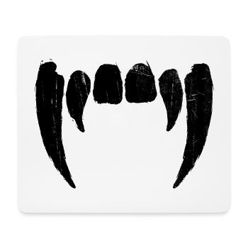 Klaue Kreis - Distressed Grafik - Mousepad (Querformat) - Weiß - Vorne