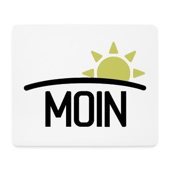 Moin Guten Morgen Sonne - Mousepad (Querformat) - Weiß - Vorne