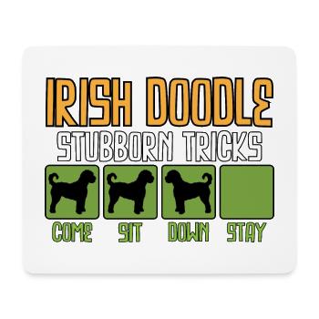 Irish Doodle Dog Saying Sayings Funny Funny - Mouse Pad (horizontal) - white - Front