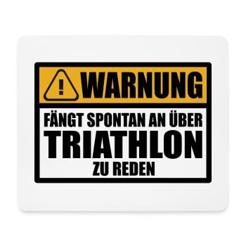Triathlon Triathlet Lustige Sprüche Geschenkideen - Mousepad (Querformat) - Weiß - Vorne
