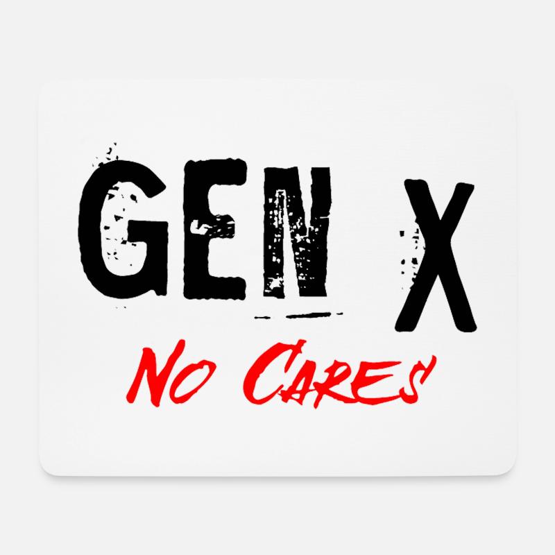 Gen X - Mousepad (Querformat) - Weiß