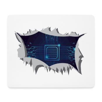 GEEK - PRINTED CIRCUIT - Mouse Pad (horizontal) - white - Front