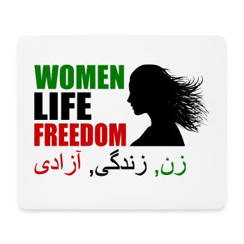 Women life freedom - Tapis de souris (format paysage) - blanc - Devant