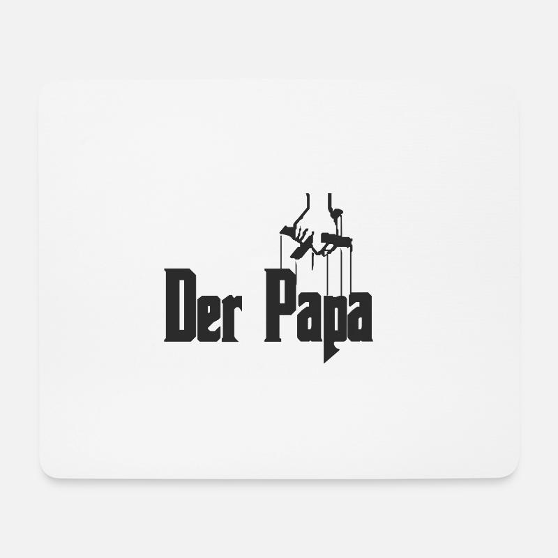 Der Papa - Mousepad (Querformat) - Weiß