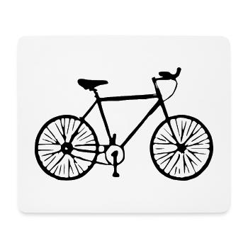 T-shirt vélo Cadeau Cycliste - Tapis de souris (format paysage) - blanc - Devant
