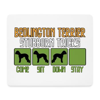 Bedlington Terrier Dog Saying Sayings Funny - Mouse Pad (horizontal) - white - Front