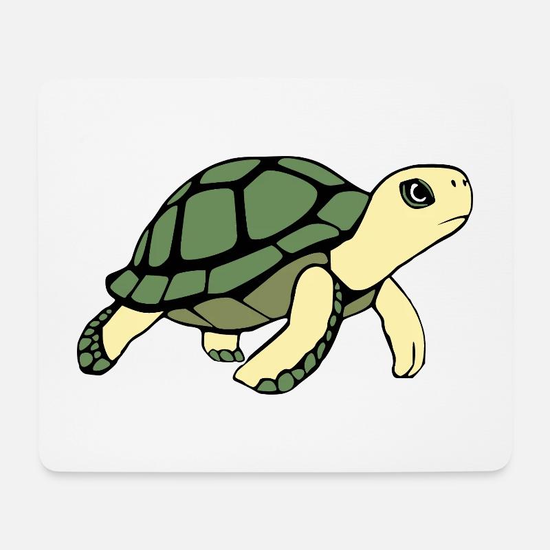 Schildkröten Schildkröten - Mousepad (Querformat) - Weiß