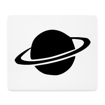 Don de l’espace - Tapis de souris (format paysage) - blanc - Devant