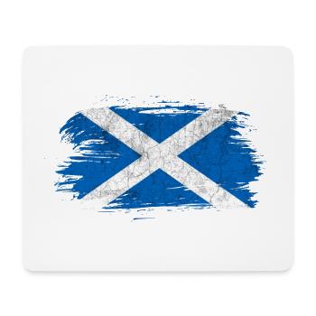 Drapeau vintage Ecosse - Tapis de souris (format paysage) - blanc - Devant
