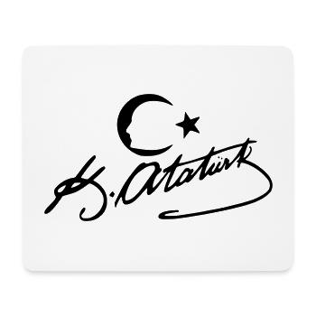 Atatürk Sign - Tapis de souris (format paysage) - blanc - Devant