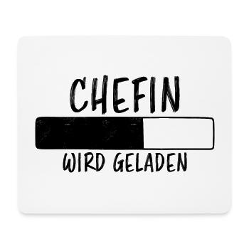 Chefin Spruch Familie Beruf Lustig Chefin Geschenk - Mousepad (Querformat) - Weiß - Vorne