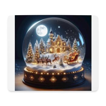 Christmas Christmas Tree Midnight Mass Santa Claus Gifts - Mouse Pad (horizontal) - white - Front