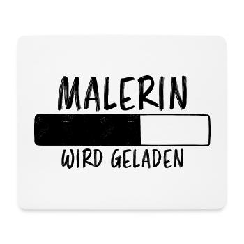 Malerin Spruch Malermeister Beruf Malerin Geschenk - Mousepad (Querformat) - Weiß - Vorne