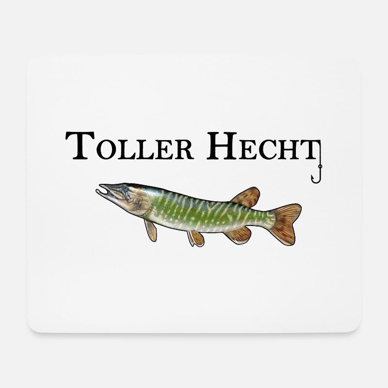 Toller Hecht - Mousepad (Querformat) - Weiß