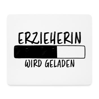 Erzieherin Spruch Job Lustiges Erzieherin Geschenk - Mousepad (Querformat) - Weiß - Vorne