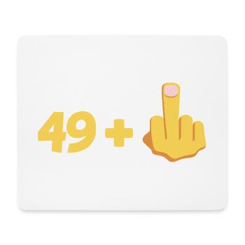 Zum 50-jährigen Jubiläum, zum 50. Geburtstag - Mousepad (Querformat) - Weiß - Vorne
