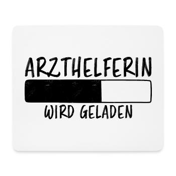 Arzthelferin Spruch Lustiges Arzthelferin Geschenk - Mousepad (Querformat) - Weiß - Vorne