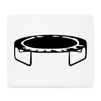 Trampolin springen Geschenk - Mousepad (Querformat) - Weiß - Vorne