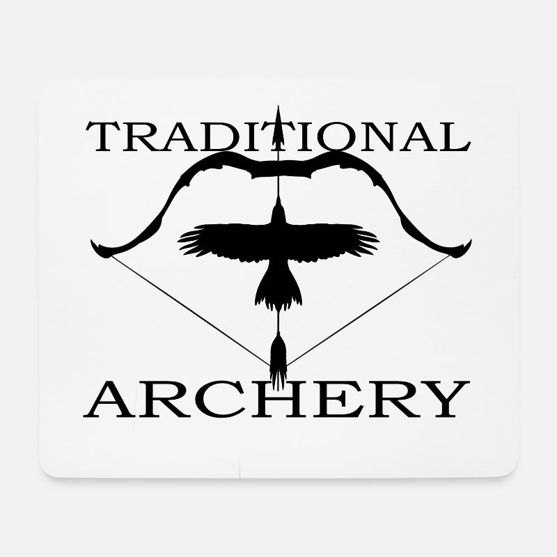 Bogenschießen Archery Bogenschiessen Bogen outdoor - Mousepad (Querformat) - Weiß