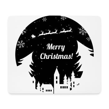 Frohe Weihnachten Xmas Rentier Advent Familie - Mousepad (Querformat) - Weiß - Vorne