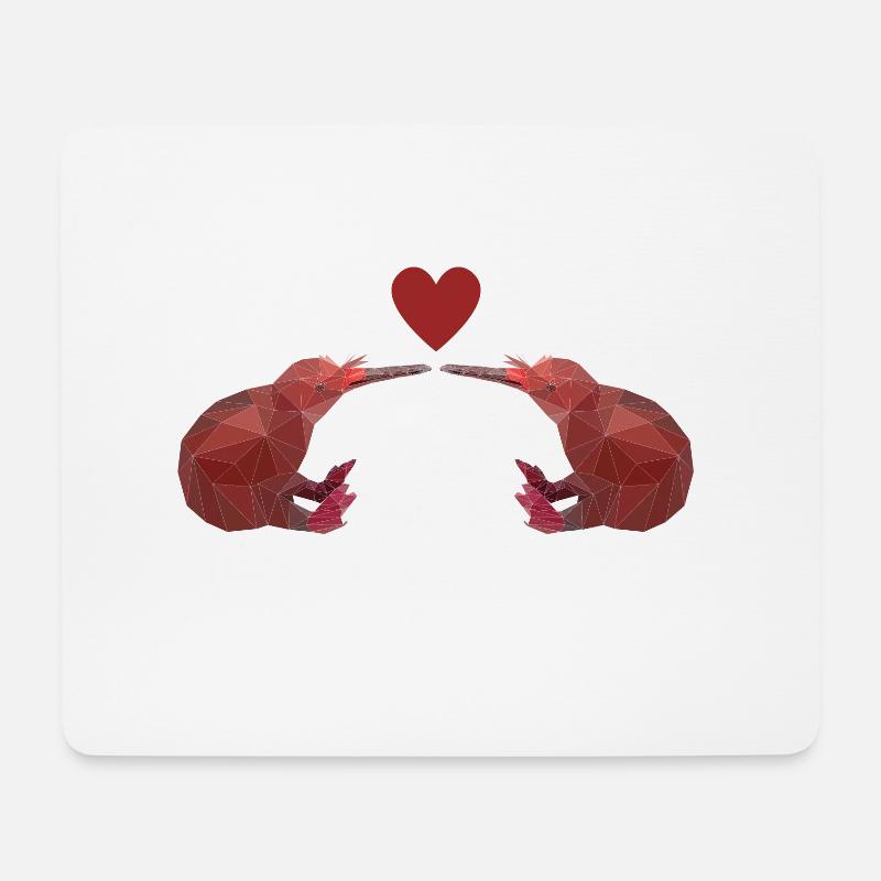 Kiwi - Mousepad (Querformat) - Weiß