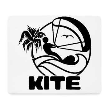 KITE surfing kitesurfing kitesurfing kitesurfing - Mouse Pad (horizontal) - white - Front