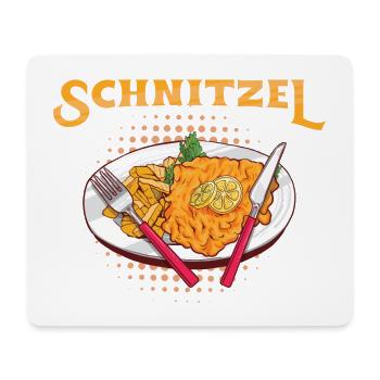 Nur noch ein Schnitzel versprochen - Mousepad (Querformat) - Weiß - Vorne
