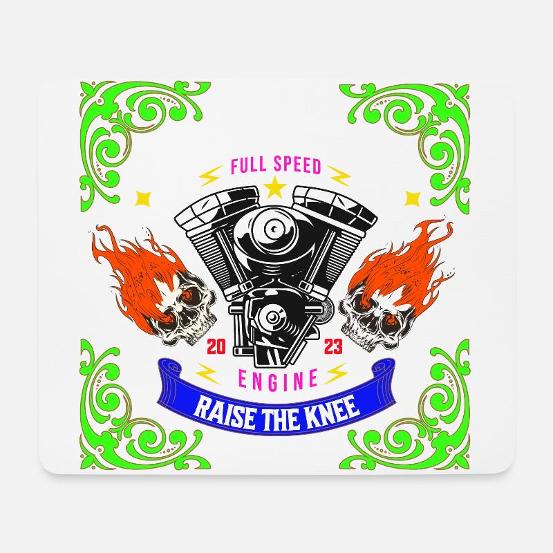 LEGENDEN STERBEN NIE - Mousepad (Querformat) - Weiß