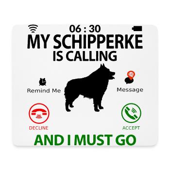 Schipperke dog sayings funny funny humor - Mouse Pad (horizontal) - white - Front