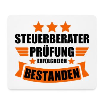 Steuerberaterprüfung Abschluss bestandenen - Mousepad (Querformat) - Weiß - Vorne