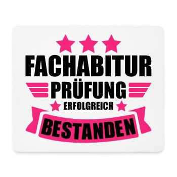 Fachabitur Fachabi Abschluss Bestanden Mädchen - Mousepad (Querformat) - Weiß - Vorne