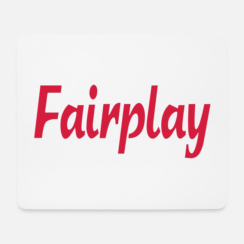 Fair play - Mouse Pad (horizontal) - white
