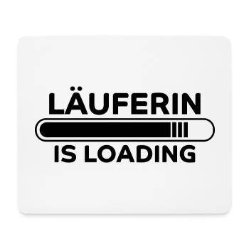 Läuferin Spruch Laufen Lustiges Läuferin Geschenk - Mousepad (Querformat) - Weiß - Vorne