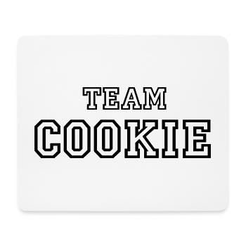 TEAM COOKIE Dog Name TeamTricot - Mouse Pad (horizontal) - white - Front