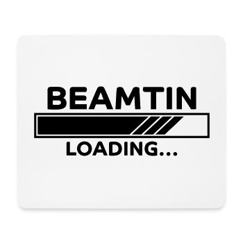 Beamtin Spruch Verbeamtung Büro Beamtin Geschenk - Mousepad (Querformat) - Weiß - Vorne