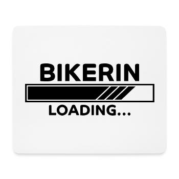 Bikerin Spruch Biker Lustiges Bikerin Geschenk - Mousepad (Querformat) - Weiß - Vorne