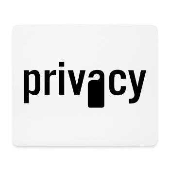 Privacy - Mouse Pad (horizontal) - white - Front