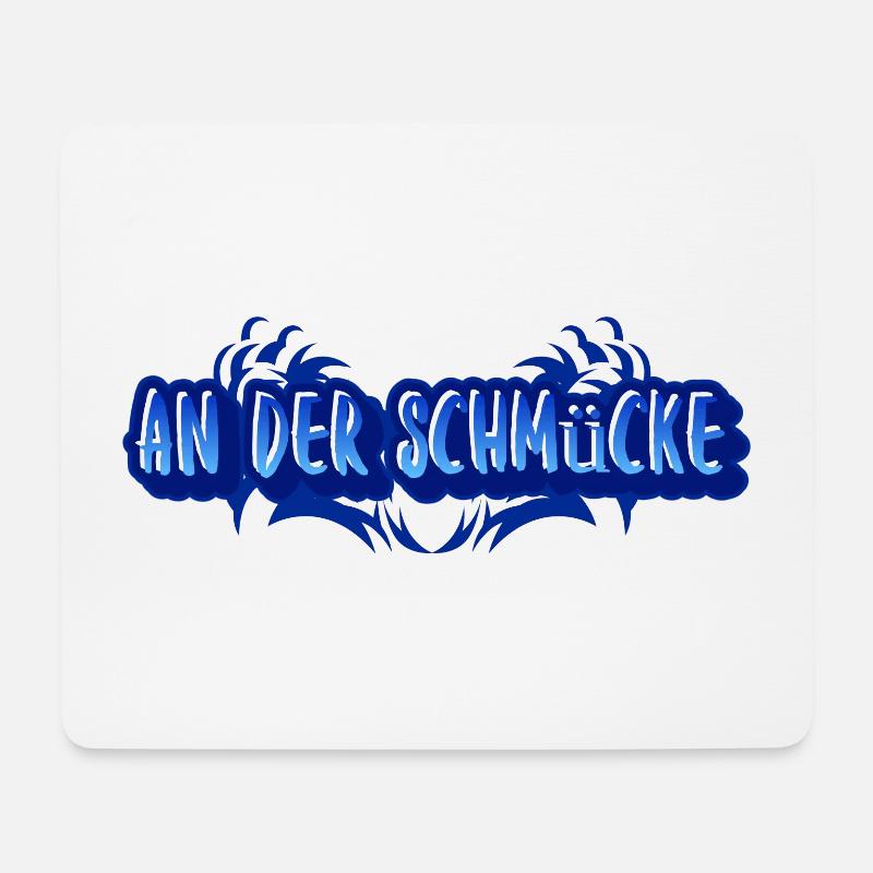 Aufdruck An der Schmücke - Mousepad (Querformat) - Weiß