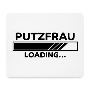 Putzfrau Spruch Reinigungskraft Putzfrau Geschenk - Mousepad (Querformat) - Weiß - Vorne