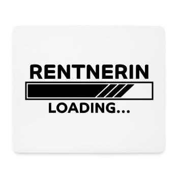 Rentnerin Spruch Ruhestand Oma Rentnerin Geschenk - Mousepad (Querformat) - Weiß - Vorne