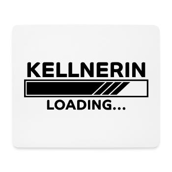 Kellnerin Spruch Kellner Beruf Kellnerin Geschenk - Mousepad (Querformat) - Weiß - Vorne