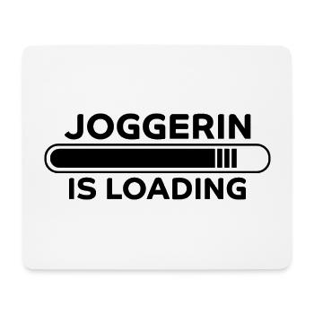 Joggerin Spruch Laufen Joggen Joggerin Geschenk - Mousepad (Querformat) - Weiß - Vorne