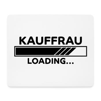 Kauffrau Spruch Verkäuferin Witz Kauffrau Geschenk - Mousepad (Querformat) - Weiß - Vorne